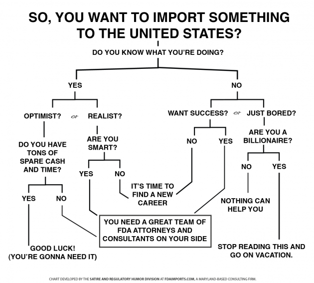 So You Want To Import to The United States Flow Chart