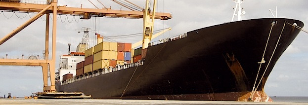 Cargo Ship at Port